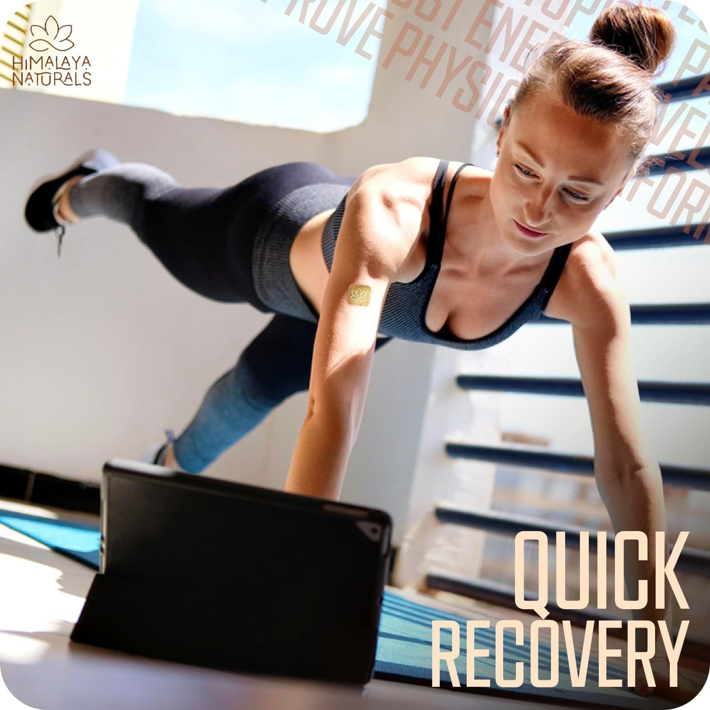 Himalaya Naturals | B12 Energy Support Patch – Caffeine-Free, Time-Release Vitamin Patch for Daily Wellness & Focus