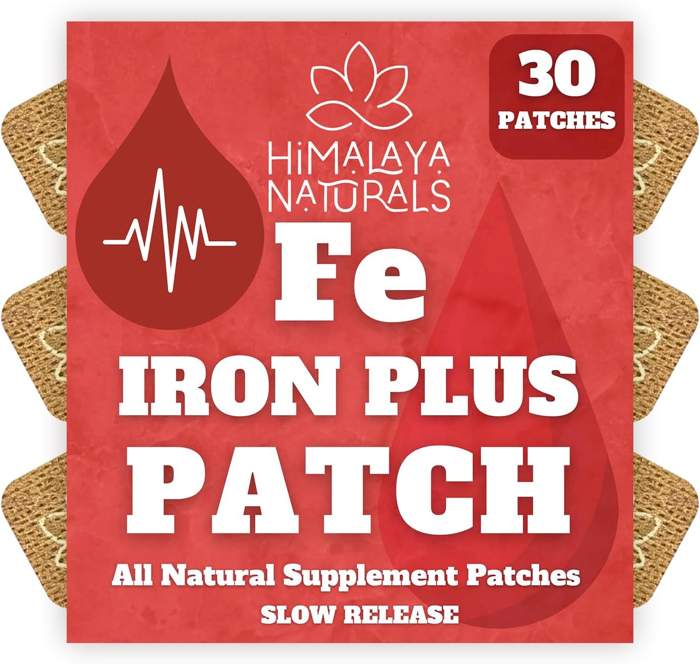 Fe Iron Plus | Daily Iron Supplement Patch for Energy, Focus & Wellness – Himalaya Naturals