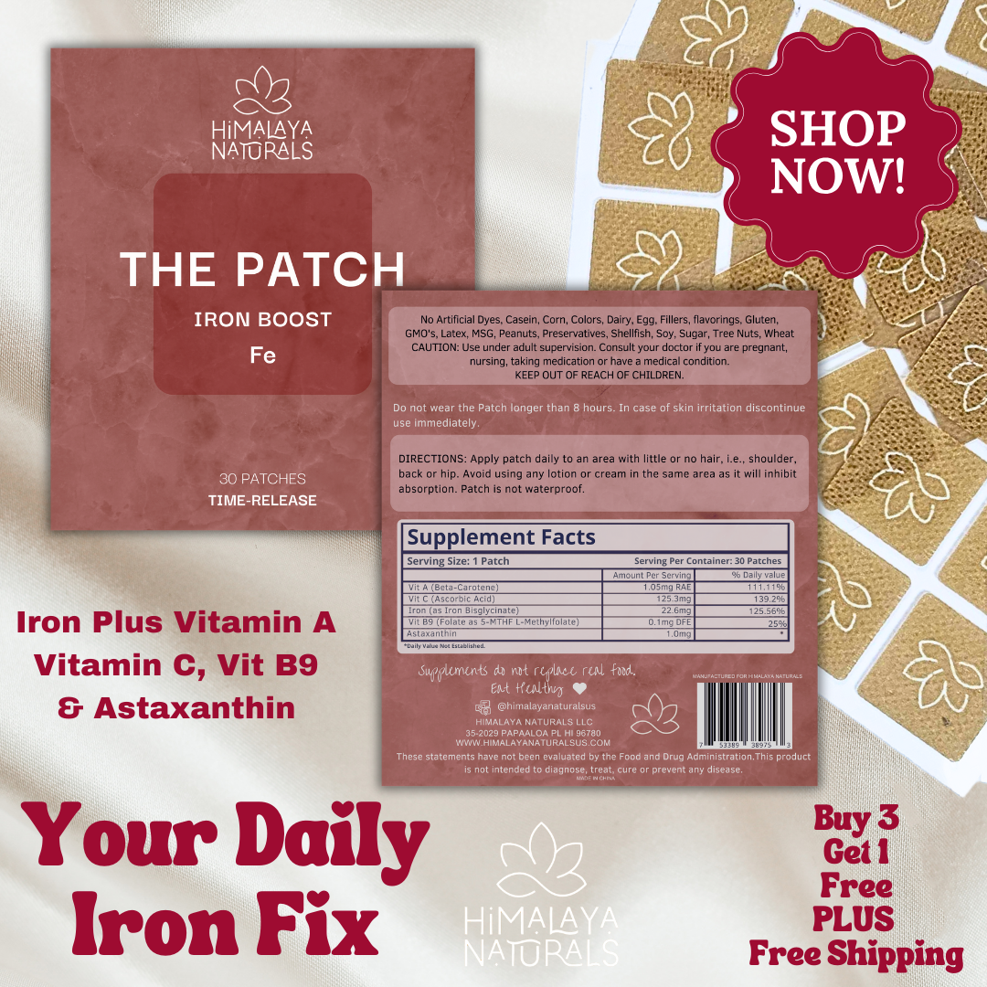 Fe Iron Plus Patches By Himalaya Naturals