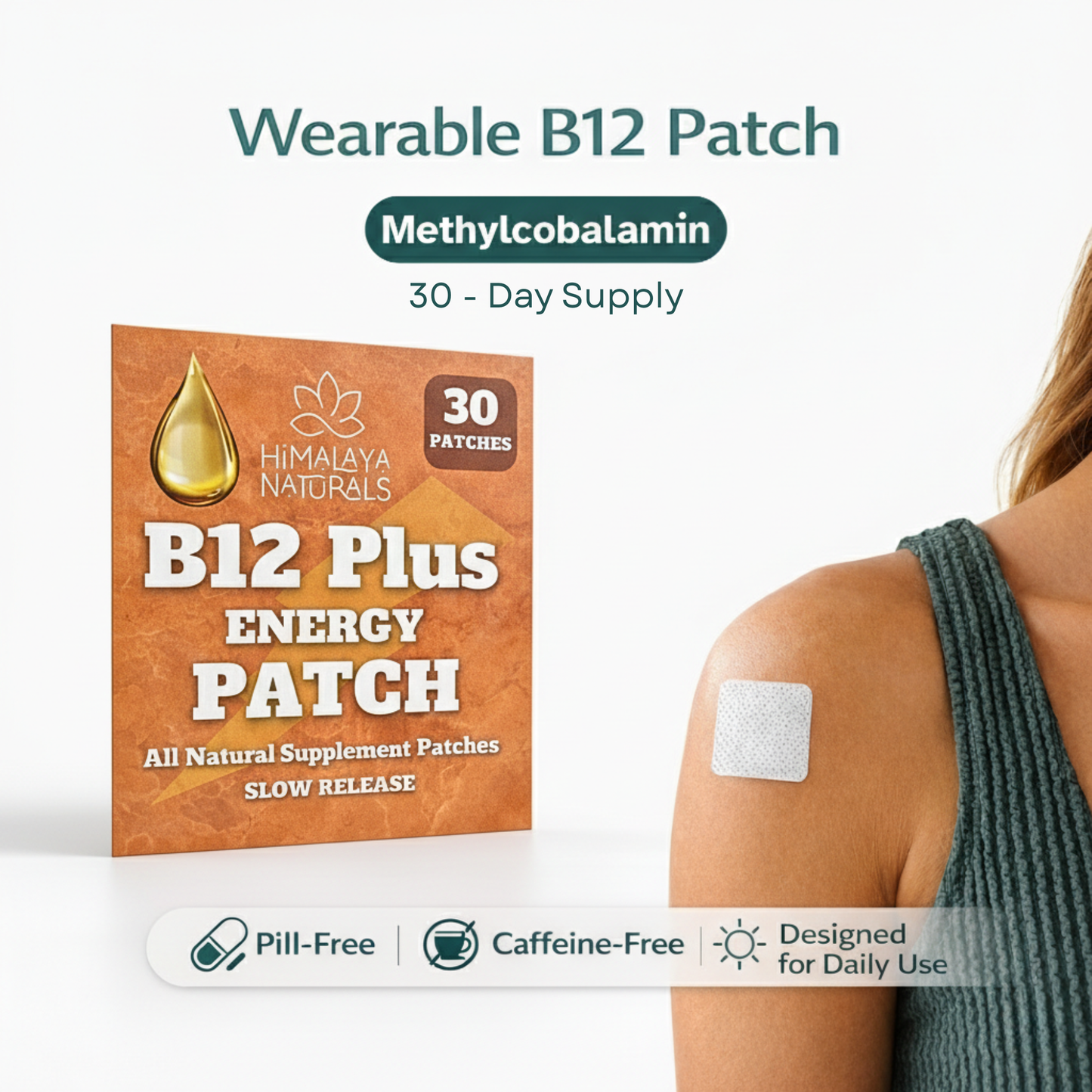 B12 Plus Energy Vitamin Patch
