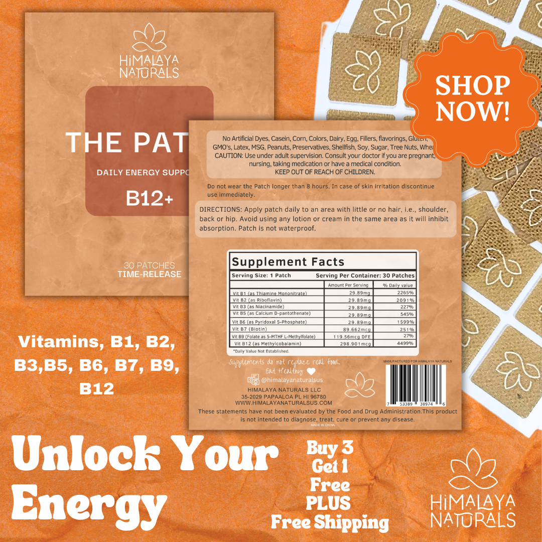 Himalaya Naturals | Energy Patch B12