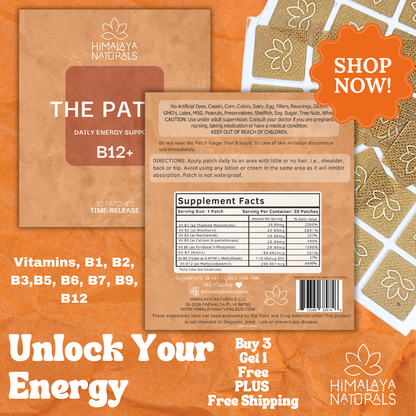 Himalaya Naturals | Energy Patch B12