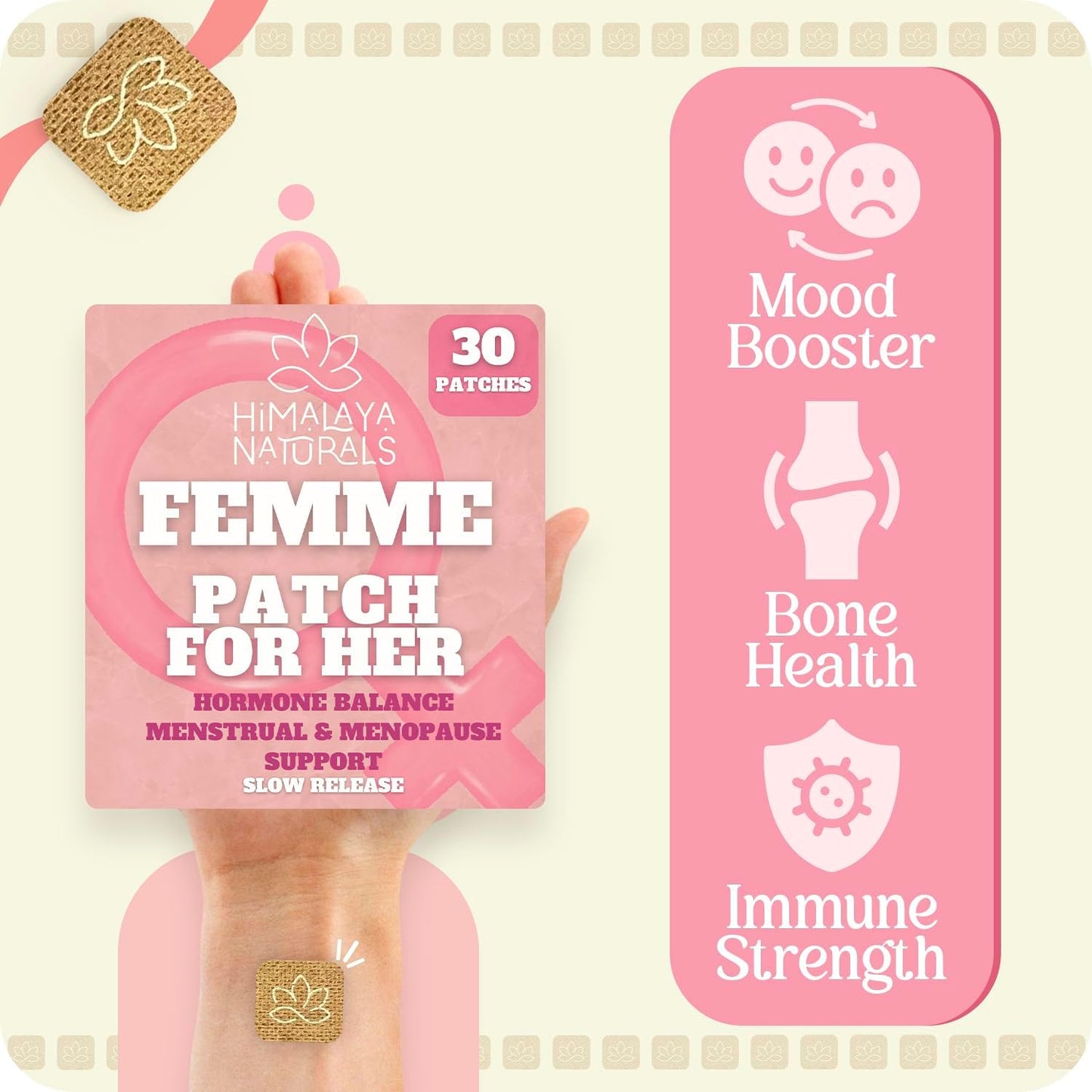 Femme Hormone Balance Patch For Women | Himalaya Naturals